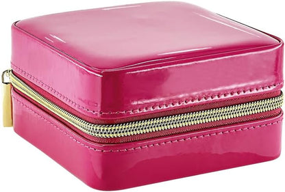 Pearl Travel Jewelry Case (Brown)
