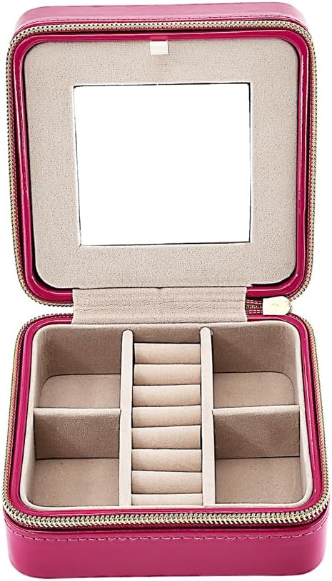 Pearl Travel Jewelry Case (Brown)