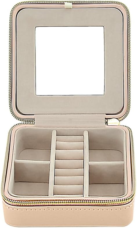 Pearl Travel Jewelry Case (Brown)