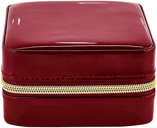 Pearl Travel Jewelry Case (Brown)