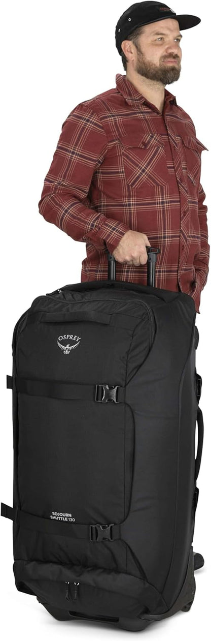 Sojourn Shuttle 36"/130L Wheeled Duffel Luggage, Black