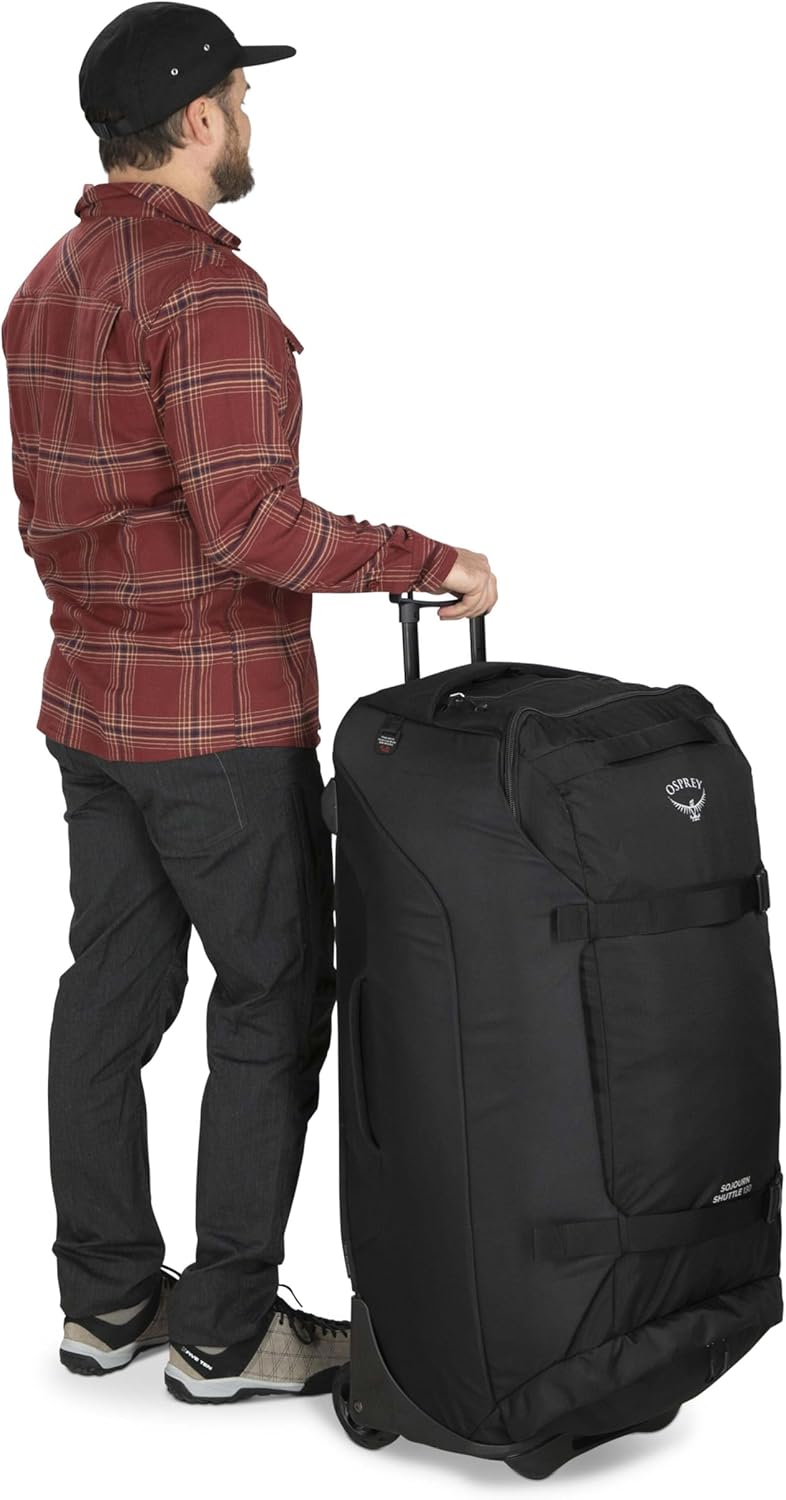 Sojourn Shuttle 36"/130L Wheeled Duffel Luggage, Black