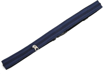 Anti Theft Money Belt with Zipper Pocket, Sports Waist Bag for Running Travel, Concealed Wallet Belt for Outdoor Activities, Secure Hidden Pouch for Cash Cards Valuables (5CM)