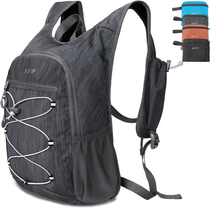 20L Hiking Backpack Lightweight Packable Hiking Daypack Small Travel Outdoor Foldable Shoulder Bag Gray