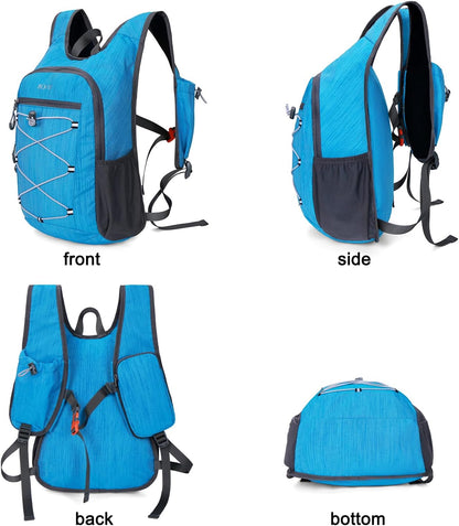 20L Hiking Backpack Lightweight Packable Hiking Daypack Small Travel Outdoor Foldable Shoulder Bag Gray