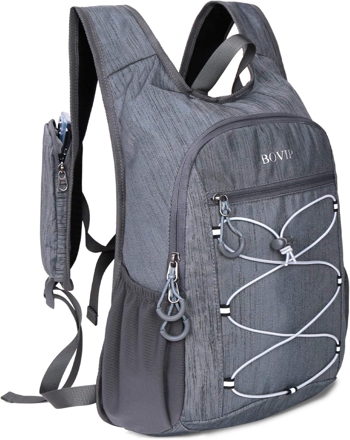 20L Hiking Backpack Lightweight Packable Hiking Daypack Small Travel Outdoor Foldable Shoulder Bag Gray