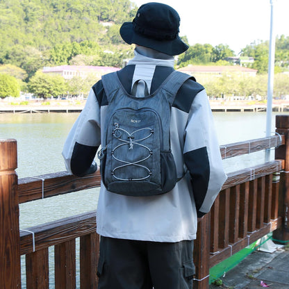20L Hiking Backpack Lightweight Packable Hiking Daypack Small Travel Outdoor Foldable Shoulder Bag Gray