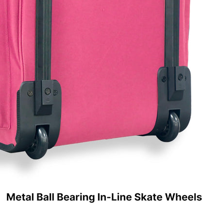 . 29 inch Jumbo Size 8 Pockets Wheeled Rolling Duffel Bag Water Resistant Luggage Lightweight Travel Suitcase with Retractable Handle