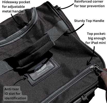. 29 inch Jumbo Size 8 Pockets Wheeled Rolling Duffel Bag Water Resistant Luggage Lightweight Travel Suitcase with Retractable Handle