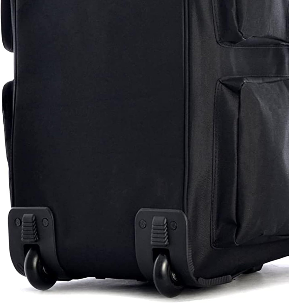. 29 inch Jumbo Size 8 Pockets Wheeled Rolling Duffel Bag Water Resistant Luggage Lightweight Travel Suitcase with Retractable Handle