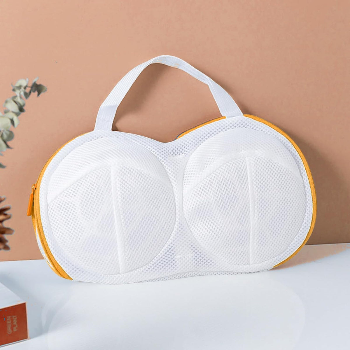 3Pcs Bra Wash Bags for Laundry Lingerie Underwear Brassiere Bag Set for Washing Machine With Zipper Women Delicates Blue (A to C Cups)