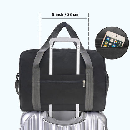For Spirit Airlines Personal Item Bag 18x14x8 in Underseat Carry-on Luggage foldable Travel Duffle Bag for Airplanes (30L, Navy)