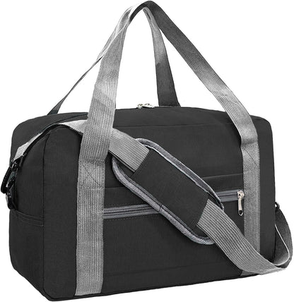 For Spirit Airlines Personal Item Bag 18x14x8 in Underseat Carry-on Luggage foldable Travel Duffle Bag for Airplanes (30L, Navy)