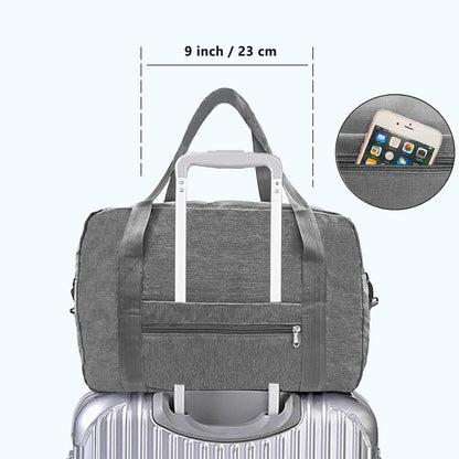 For Spirit Airlines Personal Item Bag 18x14x8 in Underseat Carry-on Luggage foldable Travel Duffle Bag for Airplanes (30L, Navy)