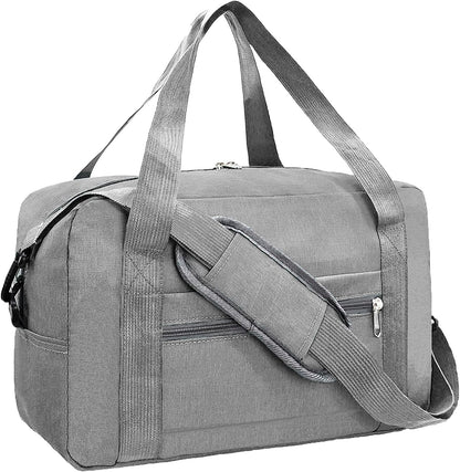 For Spirit Airlines Personal Item Bag 18x14x8 in Underseat Carry-on Luggage foldable Travel Duffle Bag for Airplanes (30L, Navy)