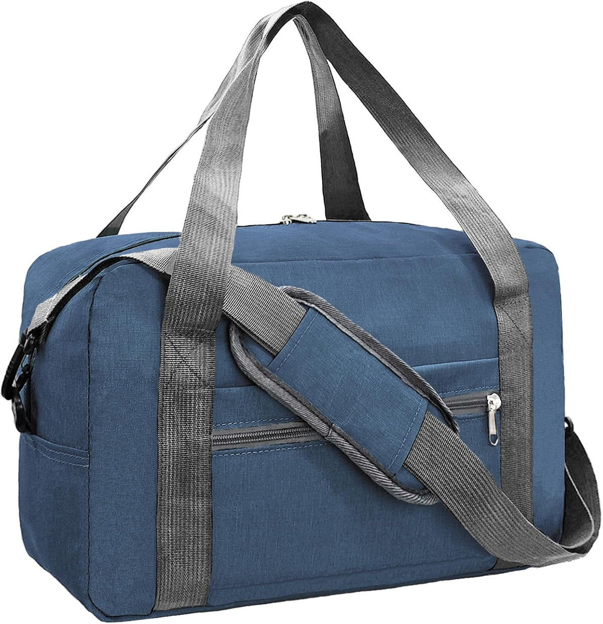 For Spirit Airlines Personal Item Bag 18x14x8 in Underseat Carry-on Luggage foldable Travel Duffle Bag for Airplanes (30L, Navy)