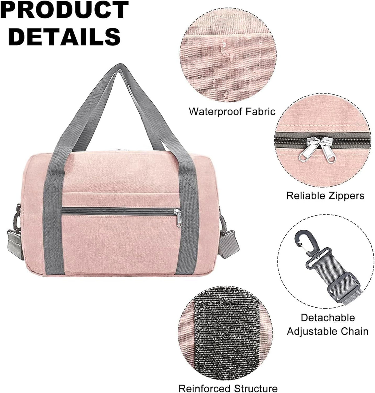 For Spirit Airlines Personal Item Bag 18x14x8 in Underseat Carry-on Luggage foldable Travel Duffle Bag for Airplanes (30L, Navy)