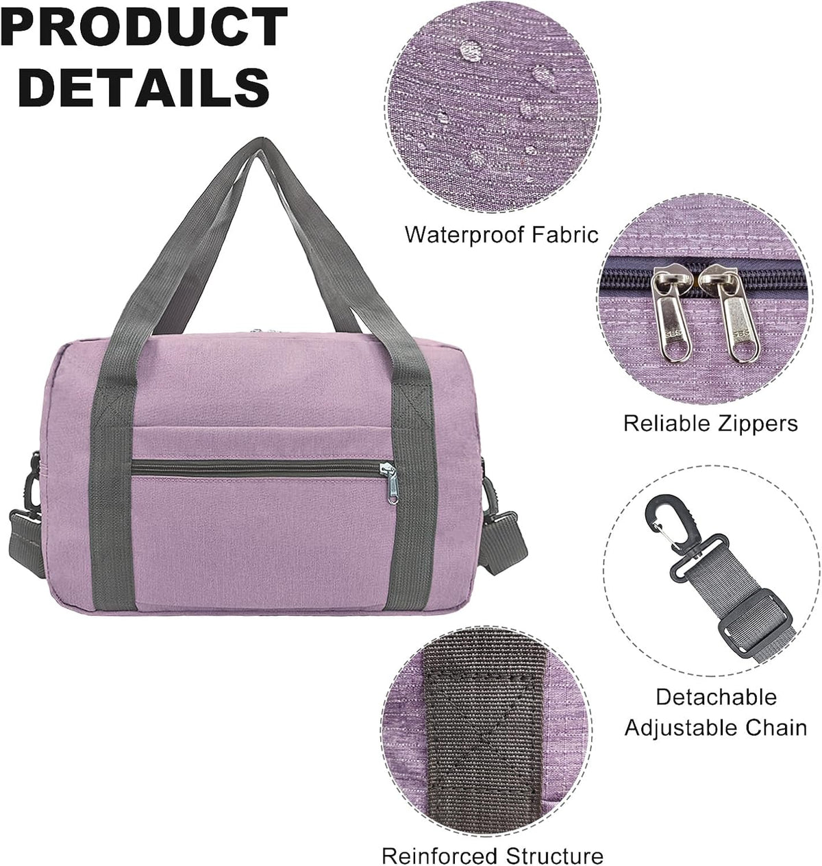 For Spirit Airlines Personal Item Bag 18x14x8 in Underseat Carry-on Luggage foldable Travel Duffle Bag for Airplanes (30L, Navy)