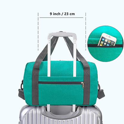 For Spirit Airlines Personal Item Bag 18x14x8 in Underseat Carry-on Luggage foldable Travel Duffle Bag for Airplanes (30L, Navy)