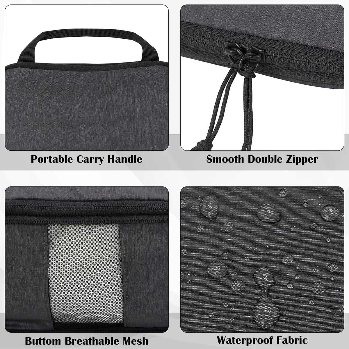 Compression Packing Cubes for Travel Accessories, 2 Set Compression Bags Travel Cubes for Packing Suitcase Luggage Organizer Bags Set, Black