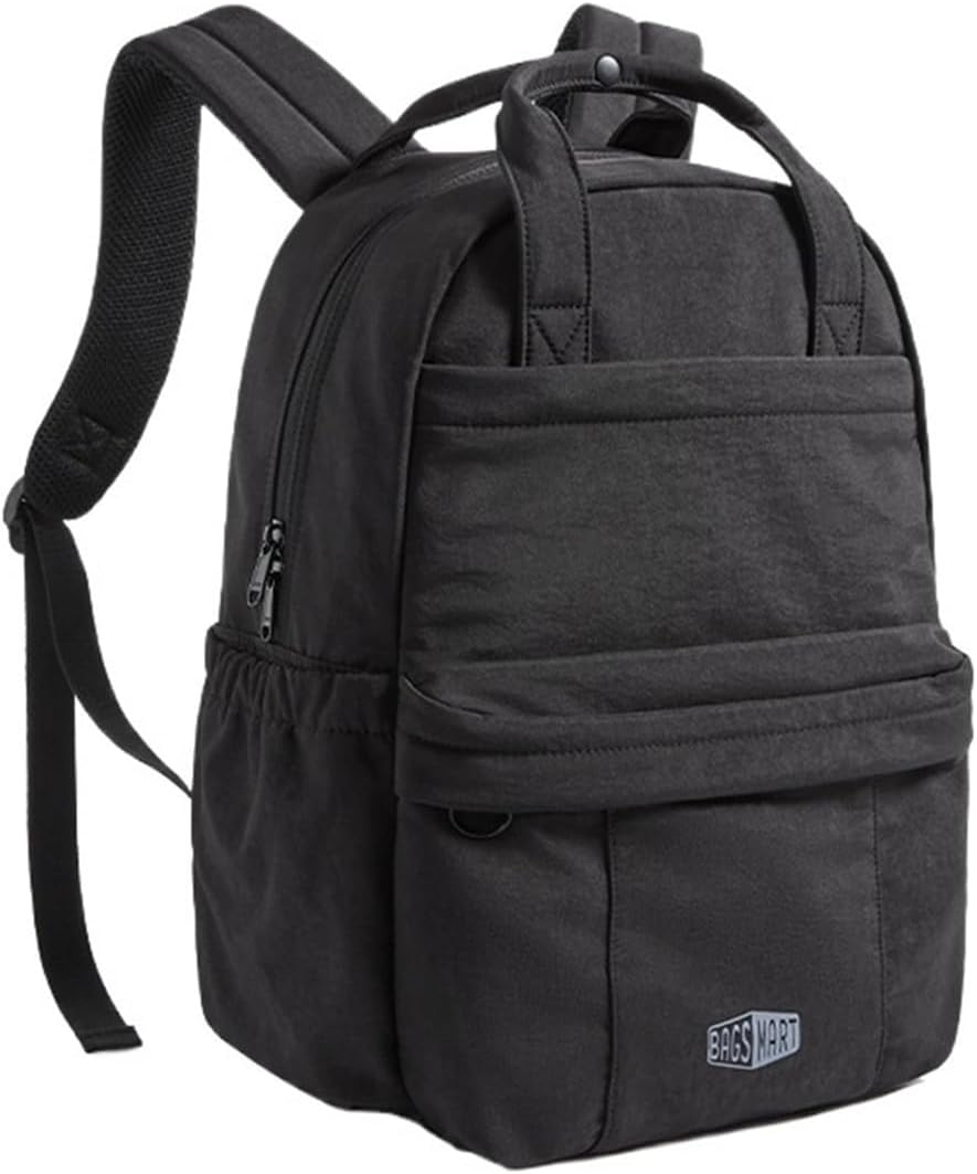 Women's Backpack Large Capacity Laptop Outdoor Carry On Luggage Lightweight Travel(Black)