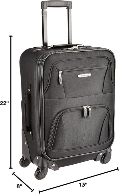 Pasadena Expandable Spinner Carry-on 19", Black