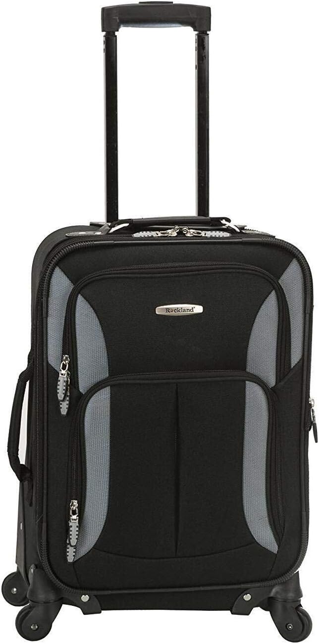 Pasadena Expandable Spinner Carry-on 19", Black