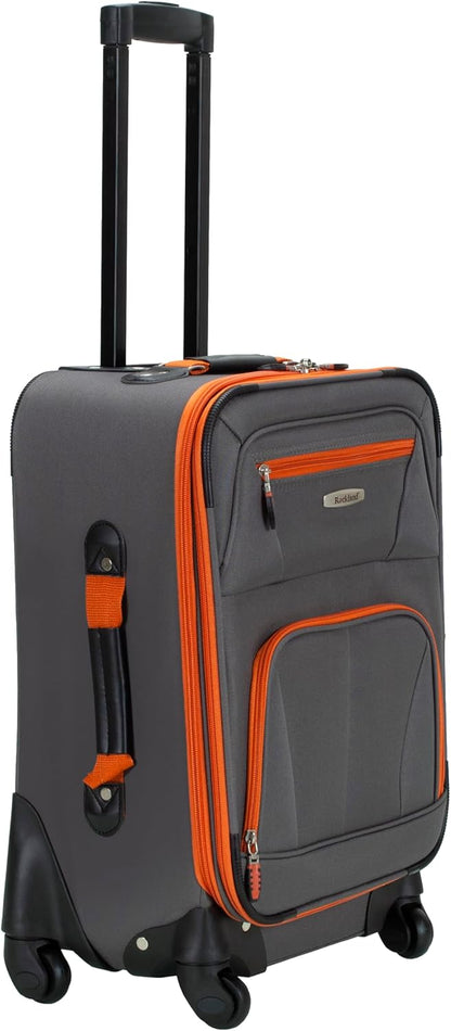 Pasadena Expandable Spinner Carry-on 19", Black