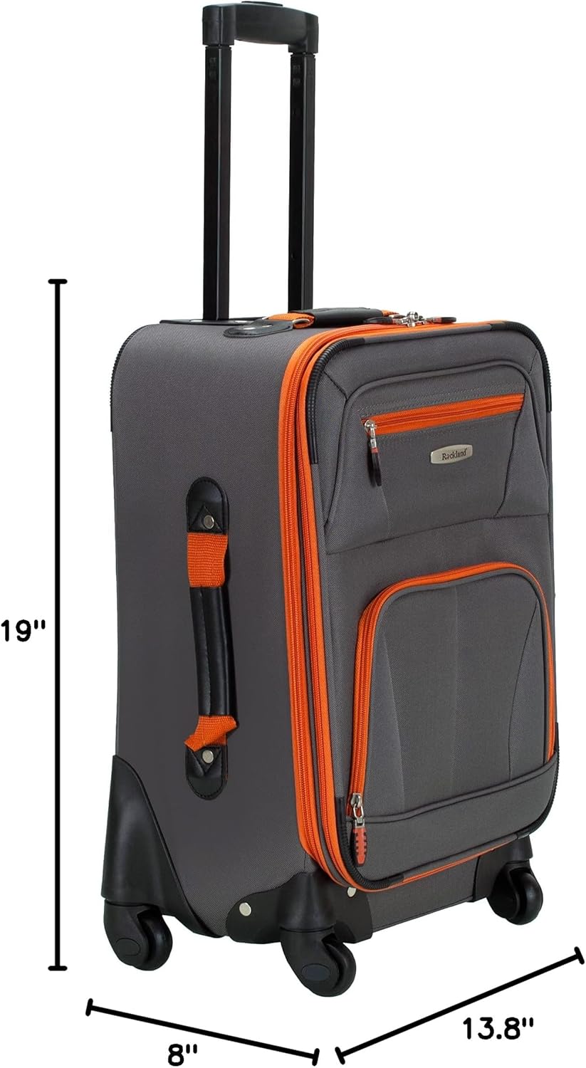 Pasadena Expandable Spinner Carry-on 19", Black