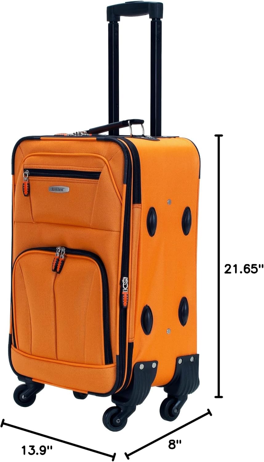 Pasadena Expandable Spinner Carry-on 19", Black