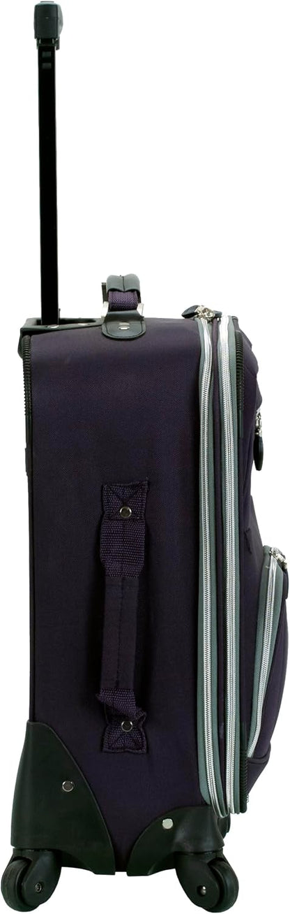Pasadena Expandable Spinner Carry-on 19", Black