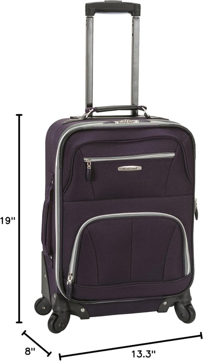 Pasadena Expandable Spinner Carry-on 19", Black