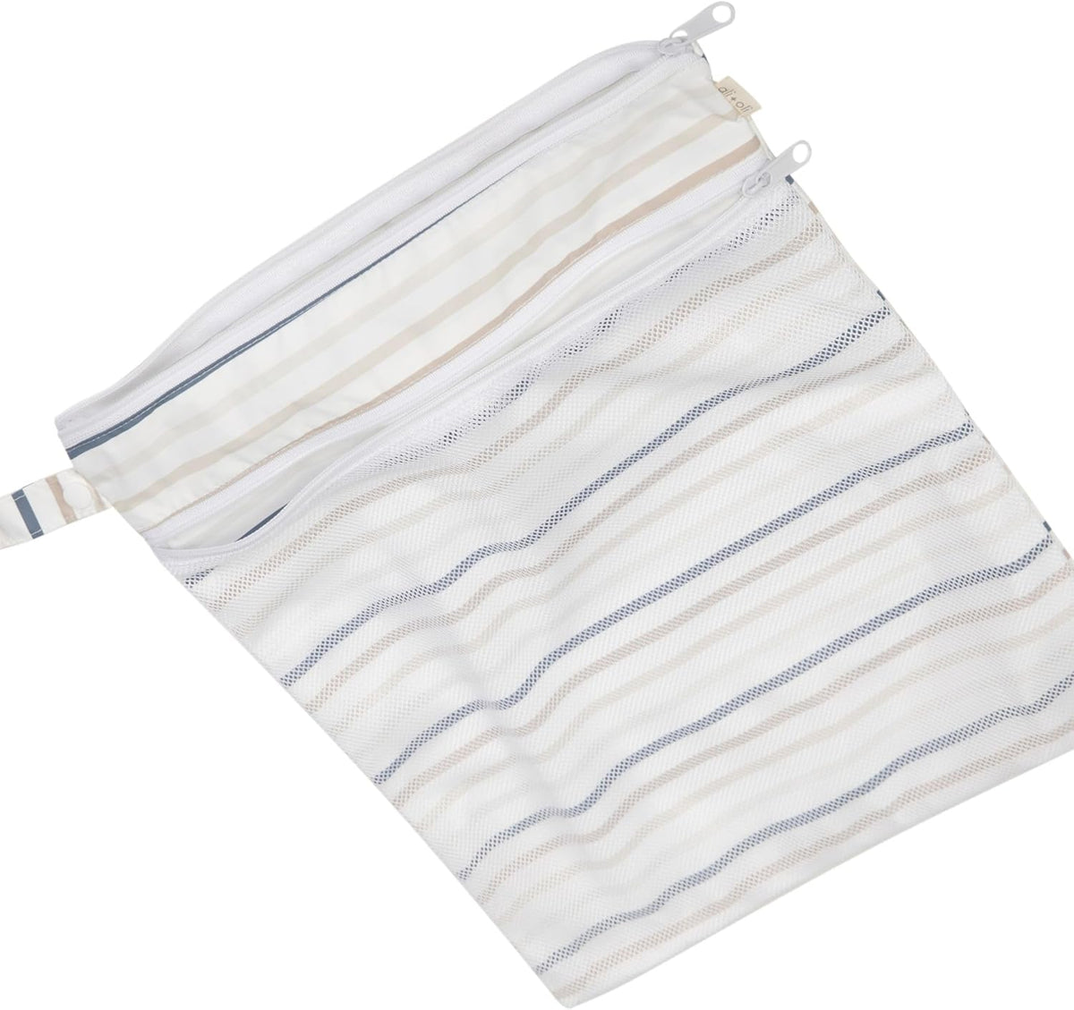 Wet Dry Bag, Dual Compartment, Water Resistant, Baby Gear | Swimwear storage, Stroller attachment, Daycare essentials, Clothing separation, Travel organization, Reusable