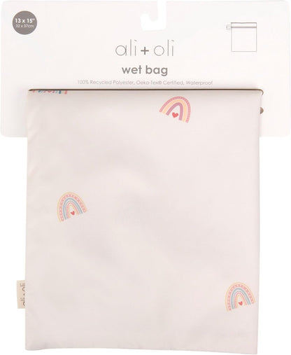 Wet Dry Bag, Dual Compartment, Water Resistant, Baby Gear | Swimwear storage, Stroller attachment, Daycare essentials, Clothing separation, Travel organization, Reusable