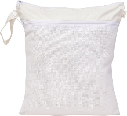 Wet Dry Bag, Dual Compartment, Water Resistant, Baby Gear | Swimwear storage, Stroller attachment, Daycare essentials, Clothing separation, Travel organization, Reusable