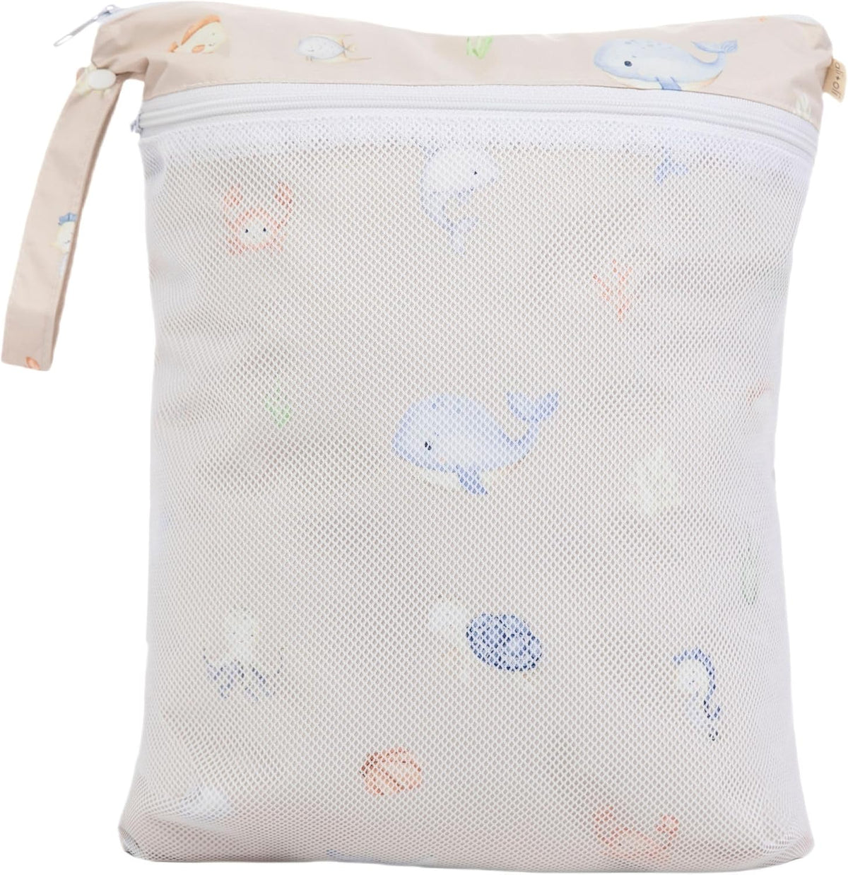 Wet Dry Bag, Dual Compartment, Water Resistant, Baby Gear | Swimwear storage, Stroller attachment, Daycare essentials, Clothing separation, Travel organization, Reusable