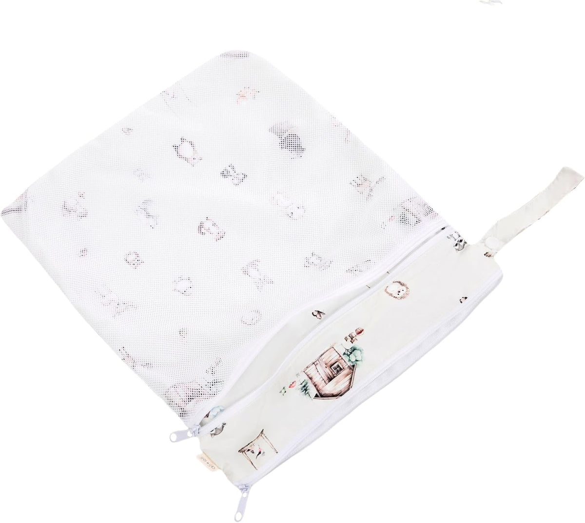 Wet Dry Bag, Dual Compartment, Water Resistant, Baby Gear | Swimwear storage, Stroller attachment, Daycare essentials, Clothing separation, Travel organization, Reusable