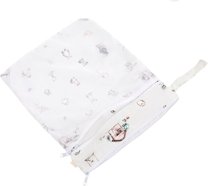 Wet Dry Bag, Dual Compartment, Water Resistant, Baby Gear | Swimwear storage, Stroller attachment, Daycare essentials, Clothing separation, Travel organization, Reusable