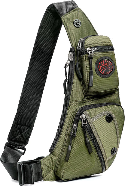 Sling Bag Chest Shoulder Backpack Crossbody Bags Casual Daypack for Men Women