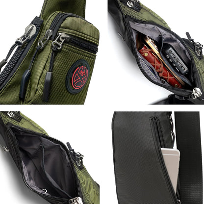 Sling Bag Chest Shoulder Backpack Crossbody Bags Casual Daypack for Men Women