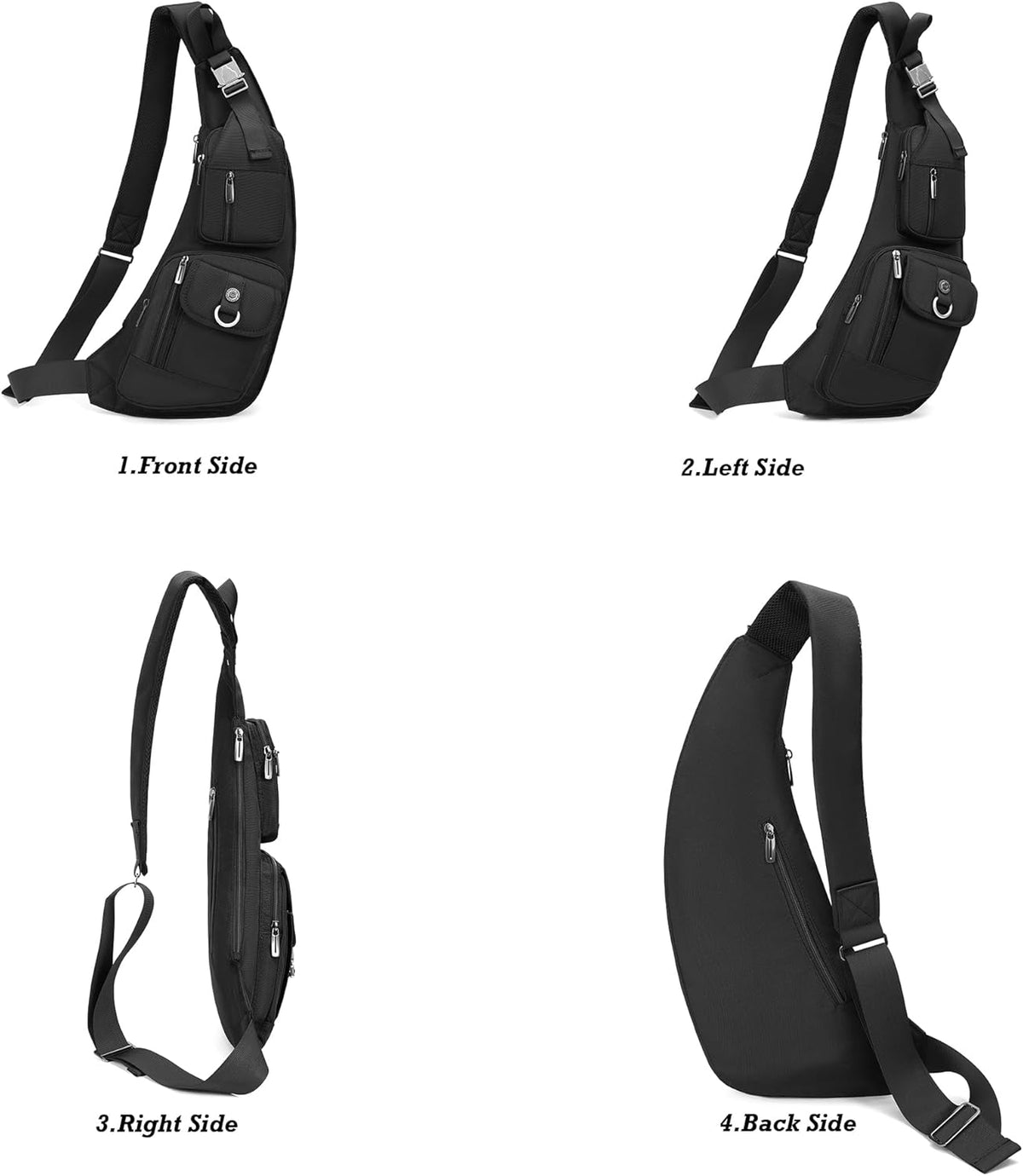 Sling Bag Chest Shoulder Backpack Crossbody Bags Casual Daypack for Men Women