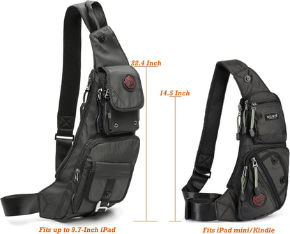 Sling Bag Chest Shoulder Backpack Crossbody Bags Casual Daypack for Men Women