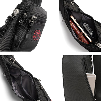 Sling Bag Chest Shoulder Backpack Crossbody Bags Casual Daypack for Men Women