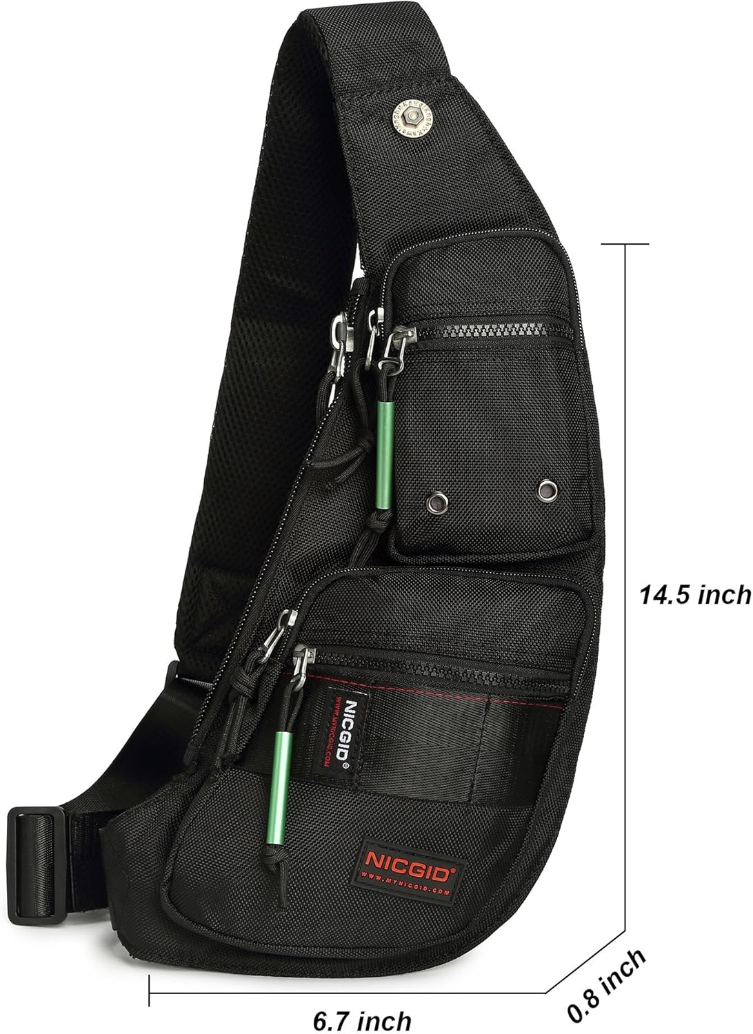 Sling Bag Chest Shoulder Backpack Crossbody Bags Casual Daypack for Men Women
