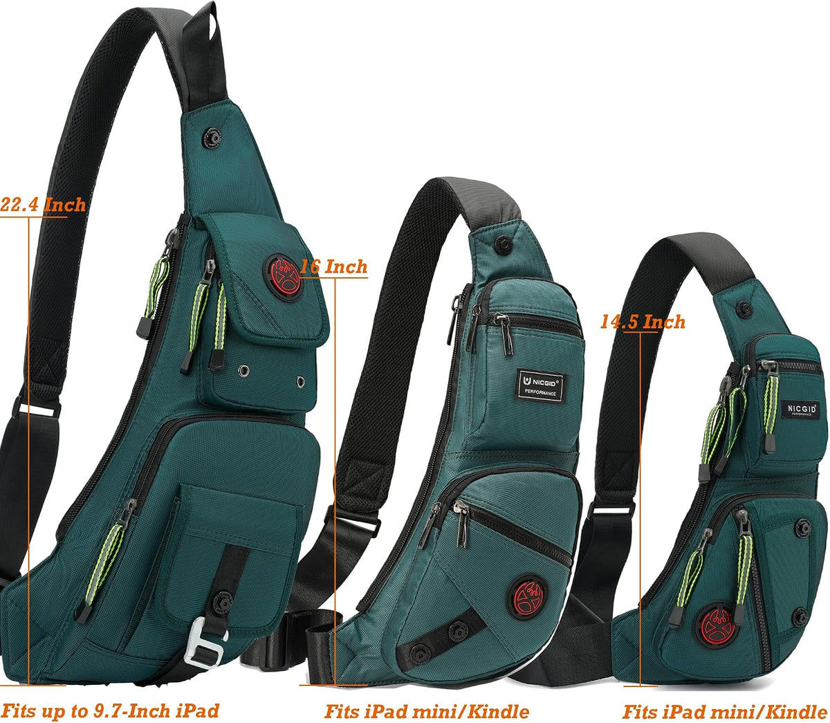 Sling Bag Chest Shoulder Backpack Crossbody Bags Casual Daypack for Men Women