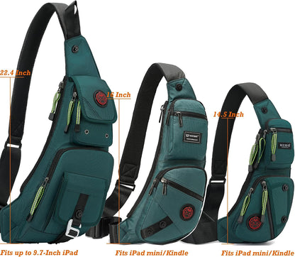 Sling Bag Chest Shoulder Backpack Crossbody Bags Casual Daypack for Men Women