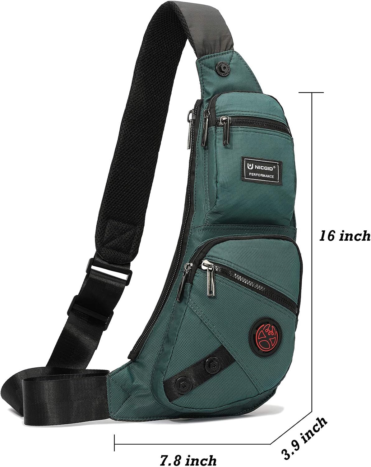 Sling Bag Chest Shoulder Backpack Crossbody Bags Casual Daypack for Men Women