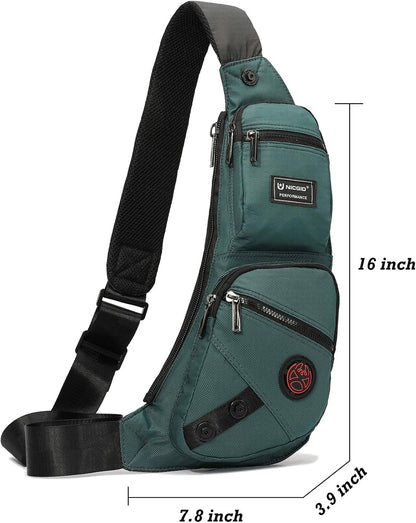 Sling Bag Chest Shoulder Backpack Crossbody Bags Casual Daypack for Men Women