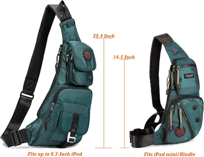 Sling Bag Chest Shoulder Backpack Crossbody Bags Casual Daypack for Men Women