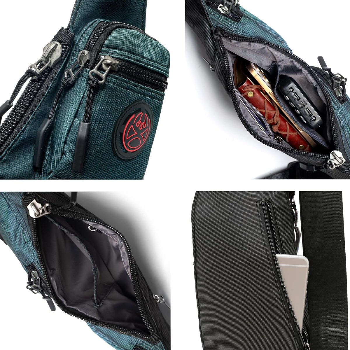 Sling Bag Chest Shoulder Backpack Crossbody Bags Casual Daypack for Men Women